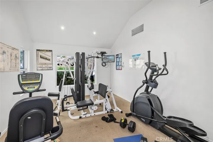 Private gym is located within the clubhouse!