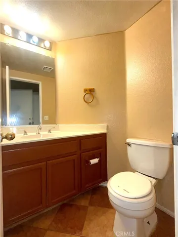 Downstairs Powder Room. Photos have been digitally enhanced,