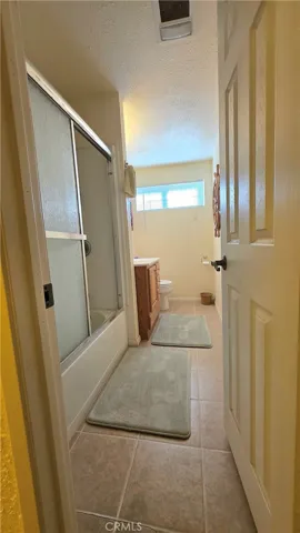 Bathroom off hallway