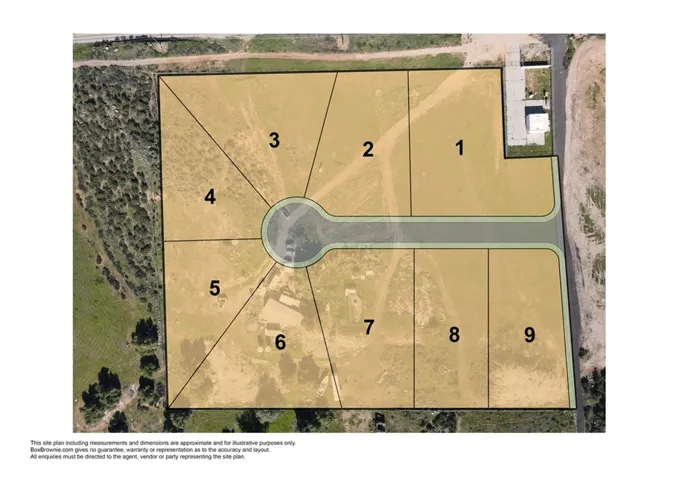 Seller has not had an actual site plan completed. This illustration is for conceptual/informational purposes only to show potential layout ideas. All measurements, lot lines, and dimensions are approximate. Buyer to conduct their own due diligence regarding zoning, permits, and feasibility with the City/County.