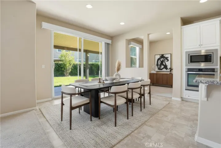 Digitally Altered Dining area in the Kitchen