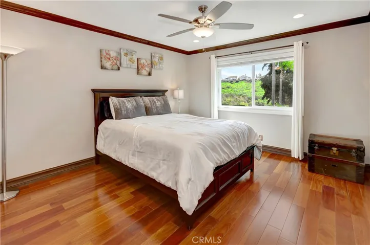 Upstairs third bedroom w/beautiful view.