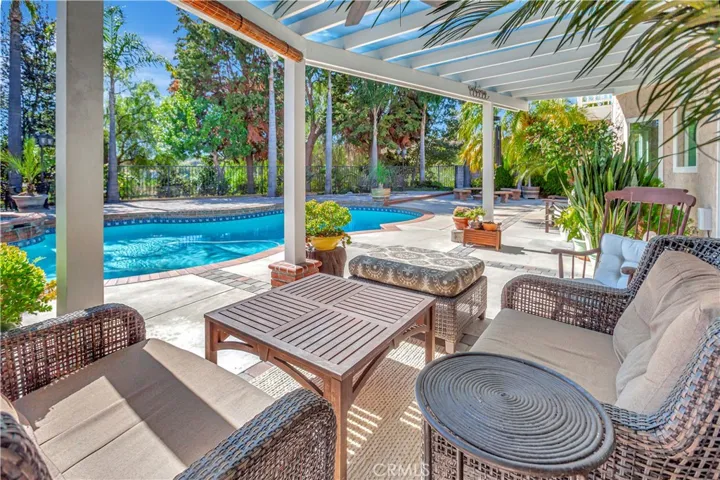 Unwind or entertain in the stunning backyard.
