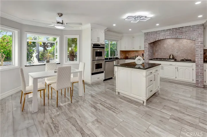 Open inviting remodeled kitchen.