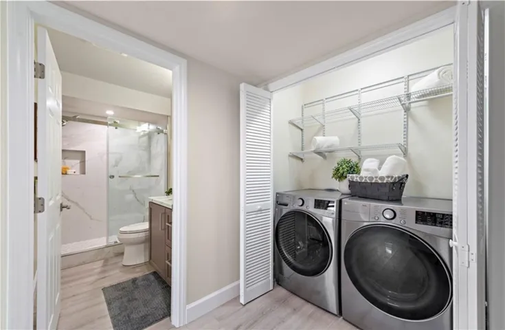 Laundry In Hallway