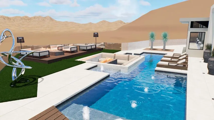 Pool/Backyard Render