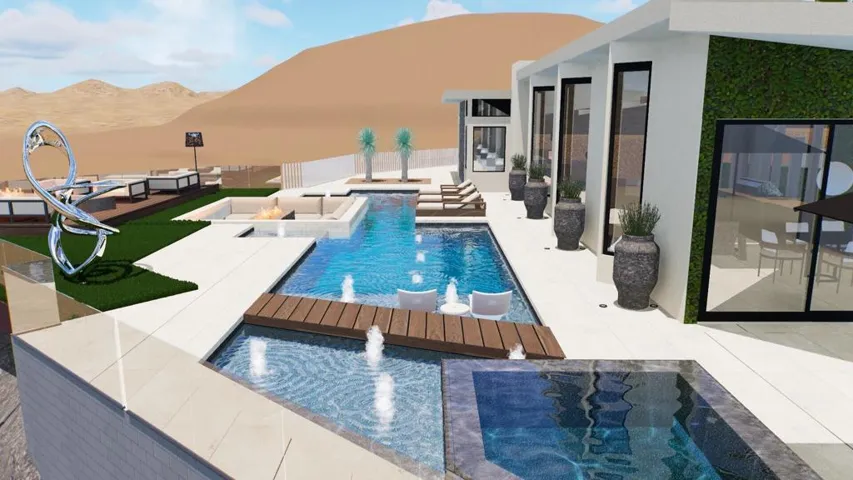 Pool/Backyard Render