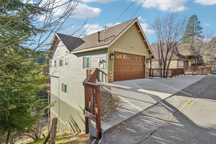 Multi-level design oriented to the trees with balconies on the forest side for serene, private outlooks.