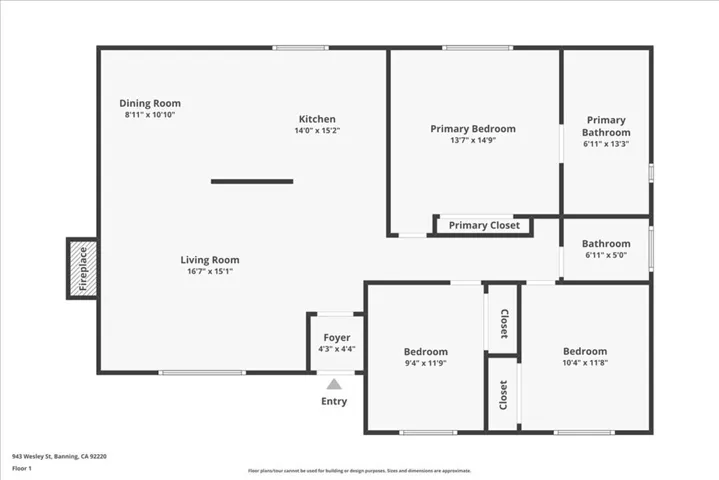 943 Wesley, Banning, California 92220