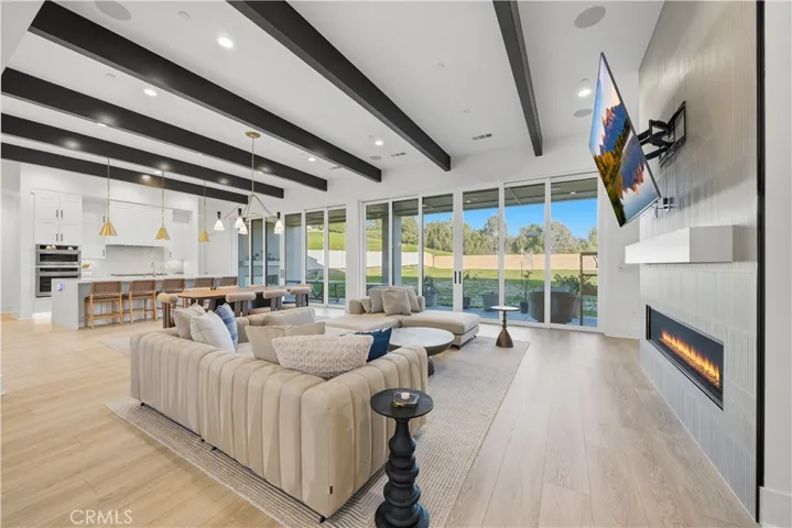 Phenomenal Great Room-Full Wall of Doors Bring in Amazing Natural Light