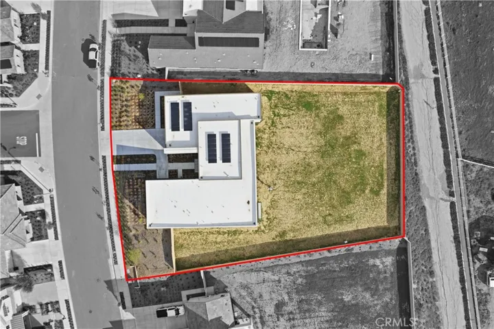 Aerial View with Outline
