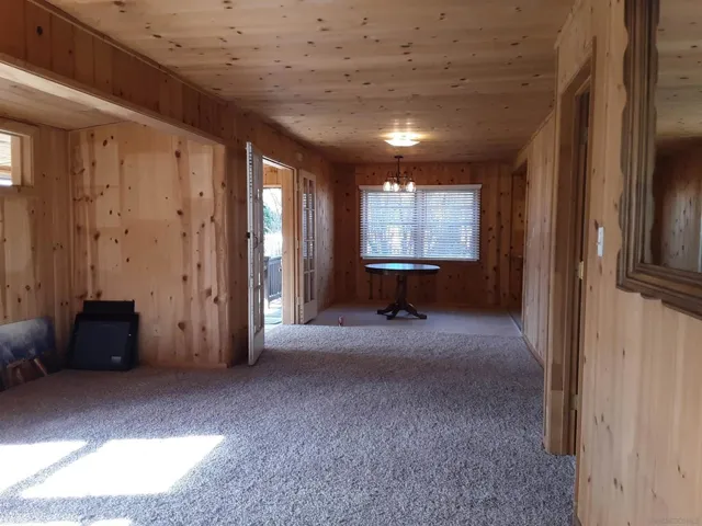 Livingroom with dining area adjoining.