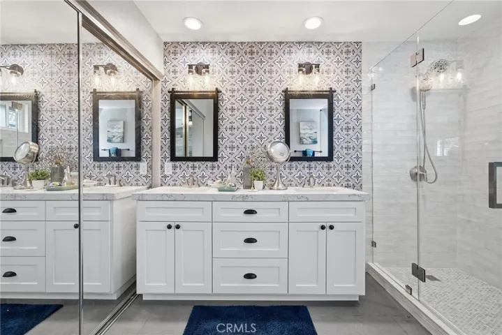 Stunning Primary bathroom.