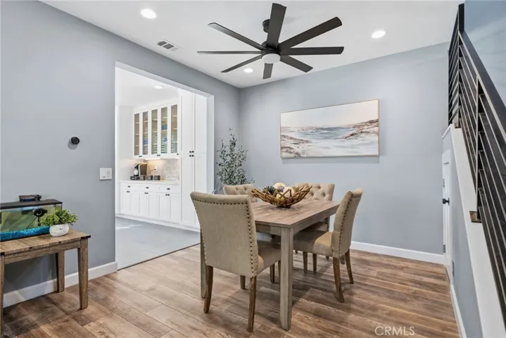 Formal dining space.