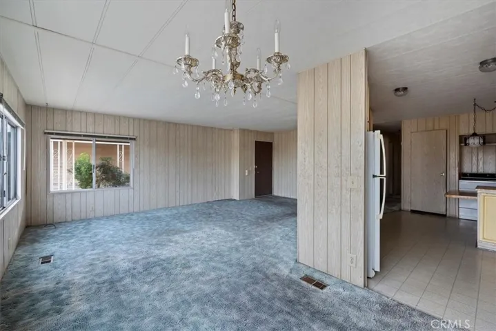 living room from dining area