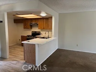 open kitchen to living area