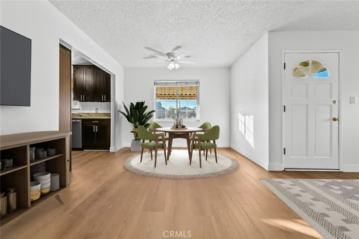 This Photo is virtually enhanced with staging.