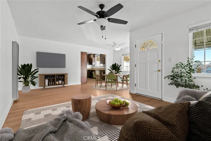 This Photo is virtually enhanced with staging.