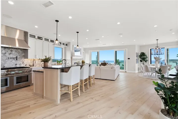 Ocean Views from Kitchen, Dining, and Living Rooms