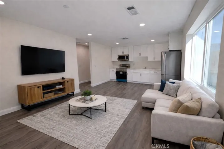 ADU LIVING ROOM/KITCHEN VIRTUALLY STAGED