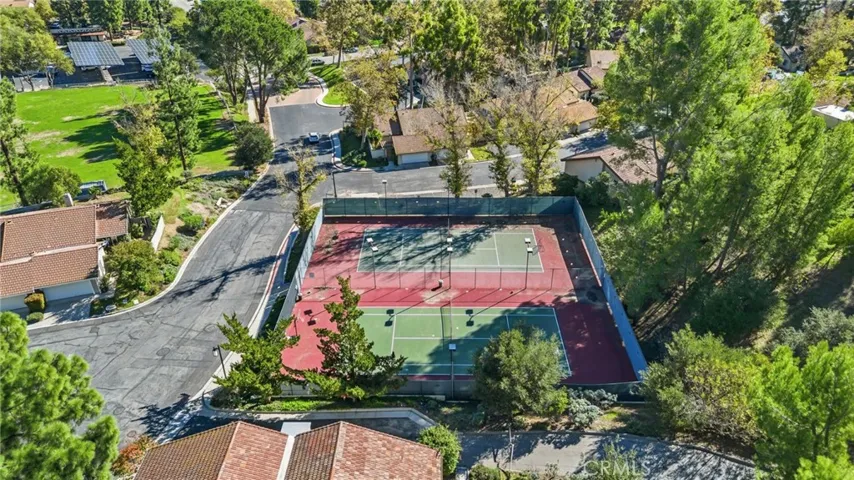 113 CC Comunity Tennis Court aerial photo