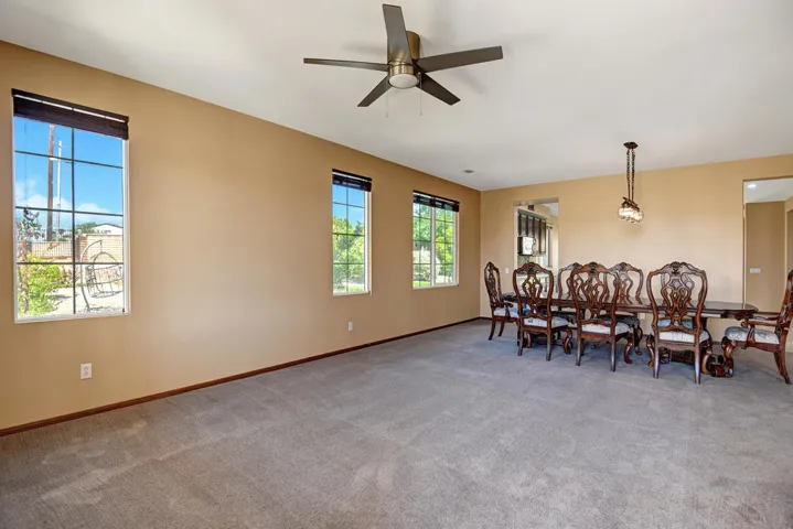 LIVING SPACE TO DINING SPACE