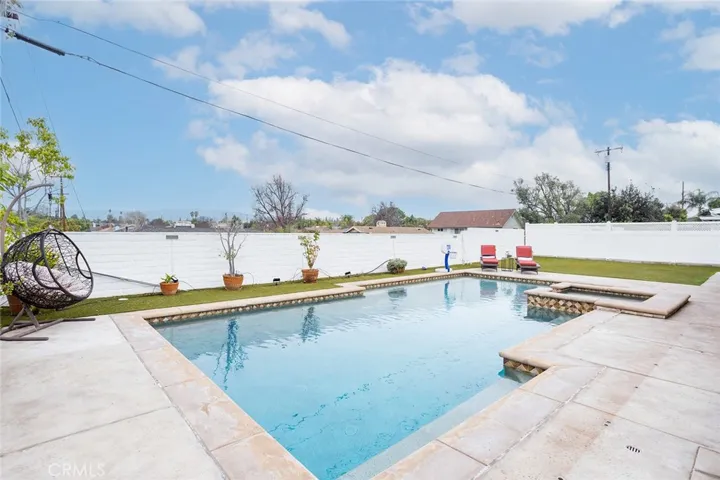 Private and Spacious backyard with grass area.