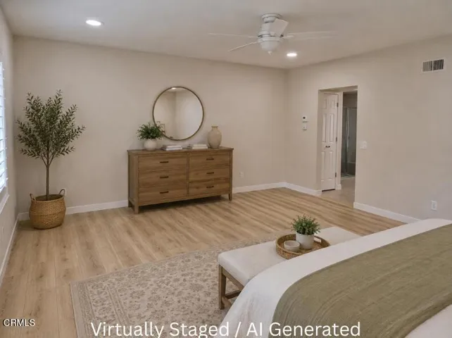 Primary Bedroom right