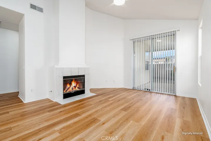 Fireplace Digitally Enhanced