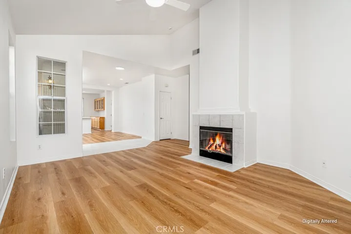 Fireplace Digitally Enhanced