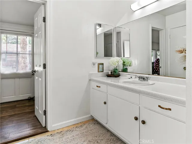 Primary bathroom - with access to 3rd bedroom.  3rd bedroom also has it's own private bathroom & entrance.