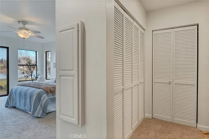 Large closets in main bedroom/bath