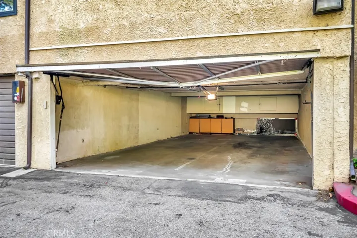Two tandem garage spaces. Left side of this garage.