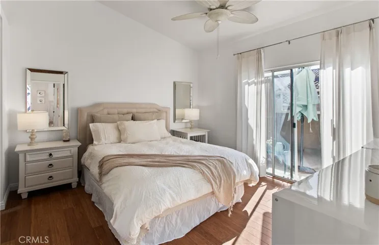 Master featuring private balcony