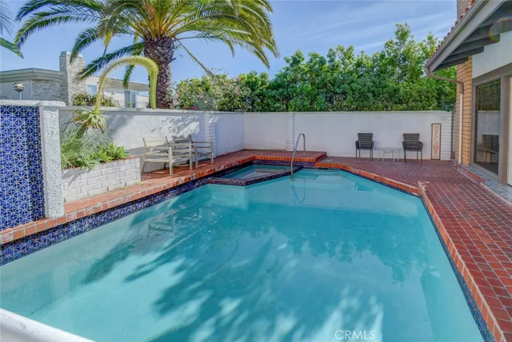 A beautiful private pool and spa are included in the lease.