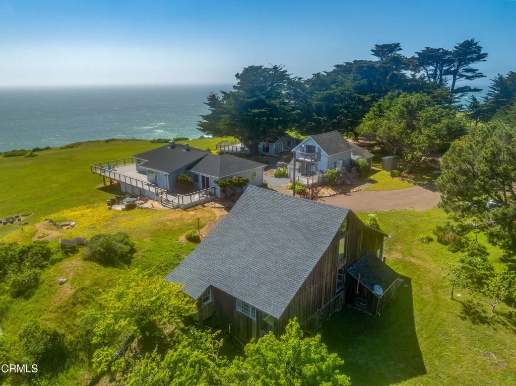 Saddle Point Aerial of Barn