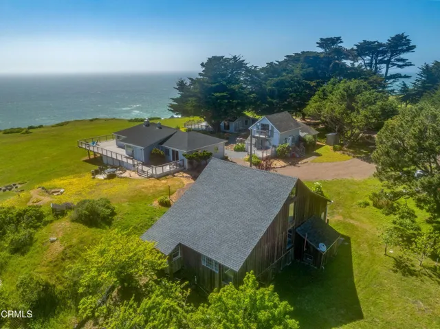 Saddle Point Aerial of Barn