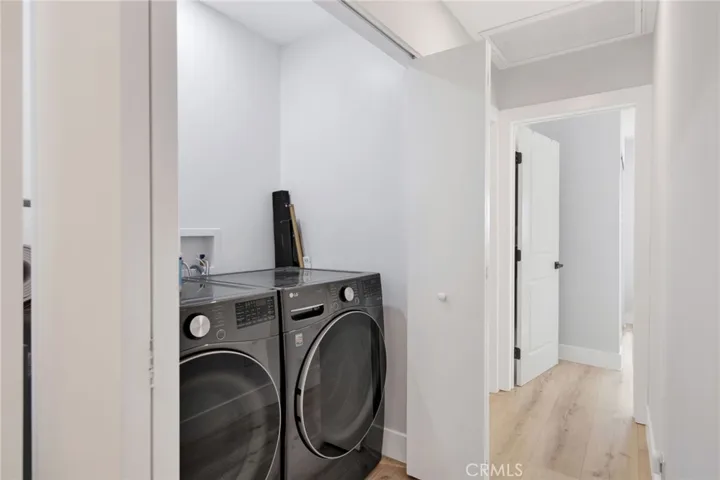 Main Unit Washer Dryer Area w. closing doors