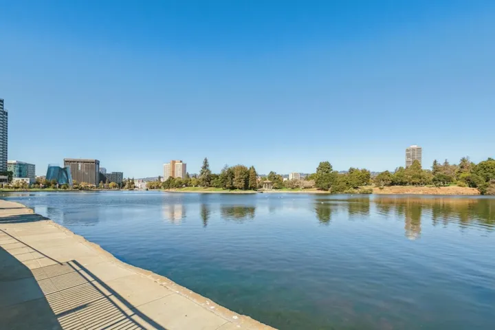 Water view featuring nearby urban area