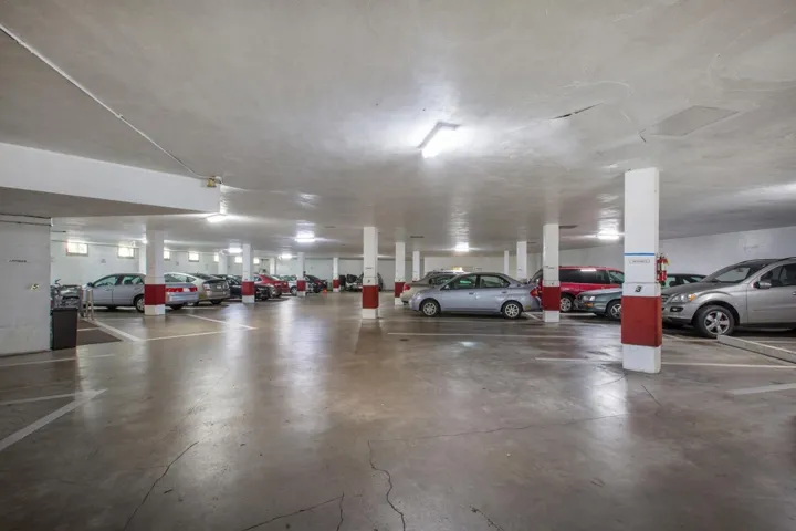 View of parking garage