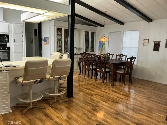 Kitchen open to Living room