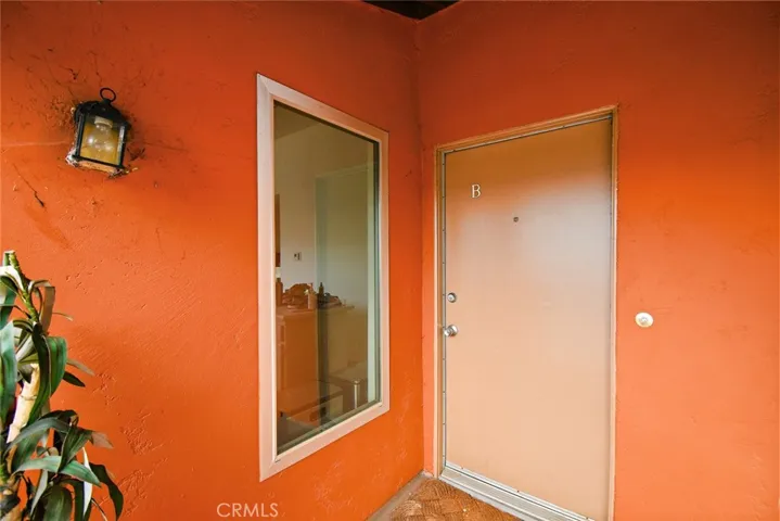 Entrance to top floor unit.