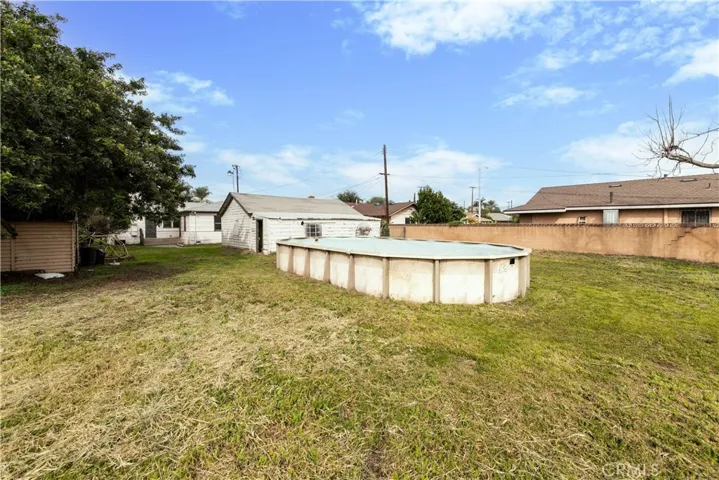 Rear yard