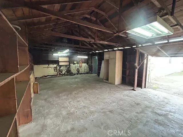 Open Garage area