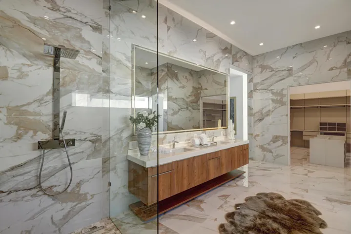 PRIMARY SHOWER TO VANITY AND WALK IN CLO
