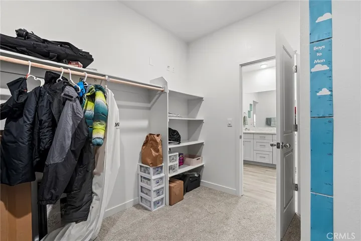 Large walk in closet
