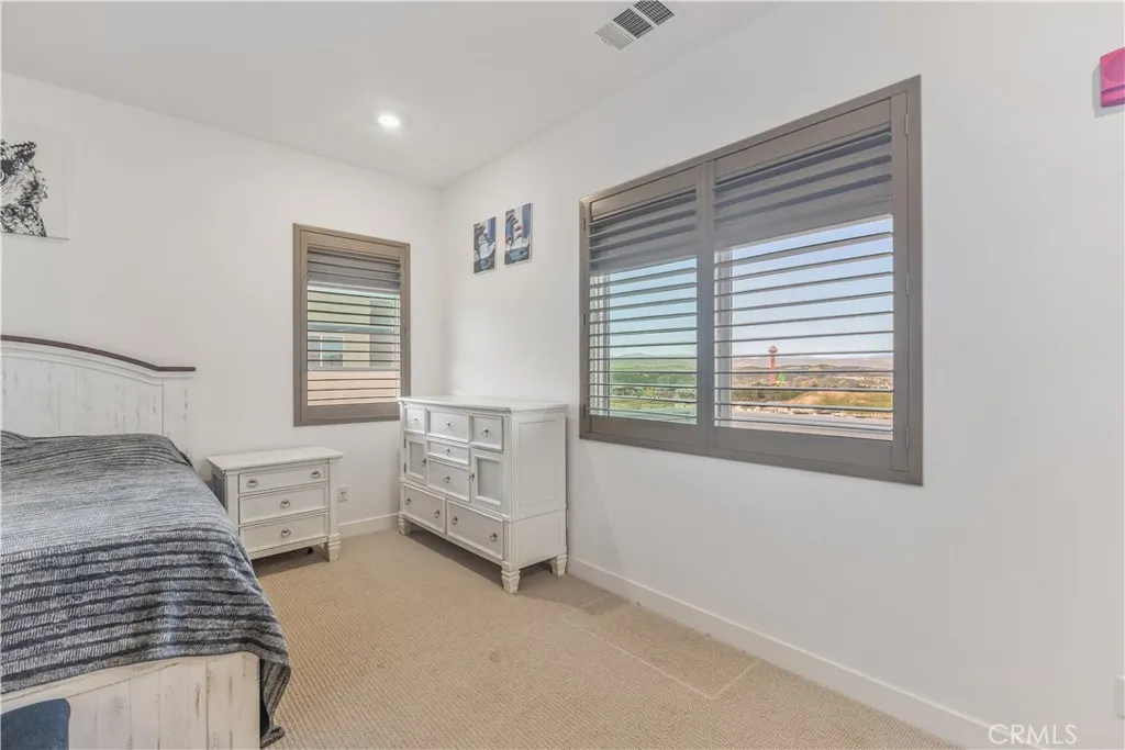 Primary bedroom with view