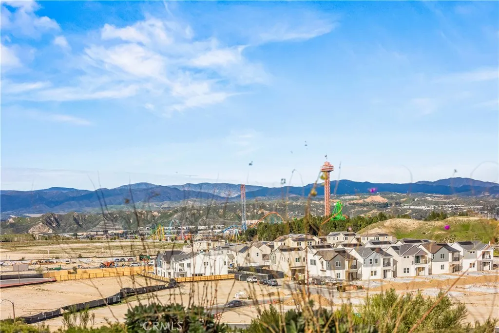 View of Magic Mountain from Element community