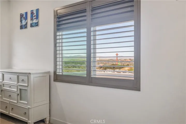 View of Magic Mountain from primary bedroom