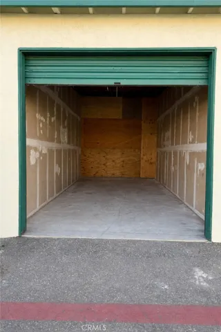 Interior view of storage unit, showcasing clean, spacious, and secure storage ready for use.
